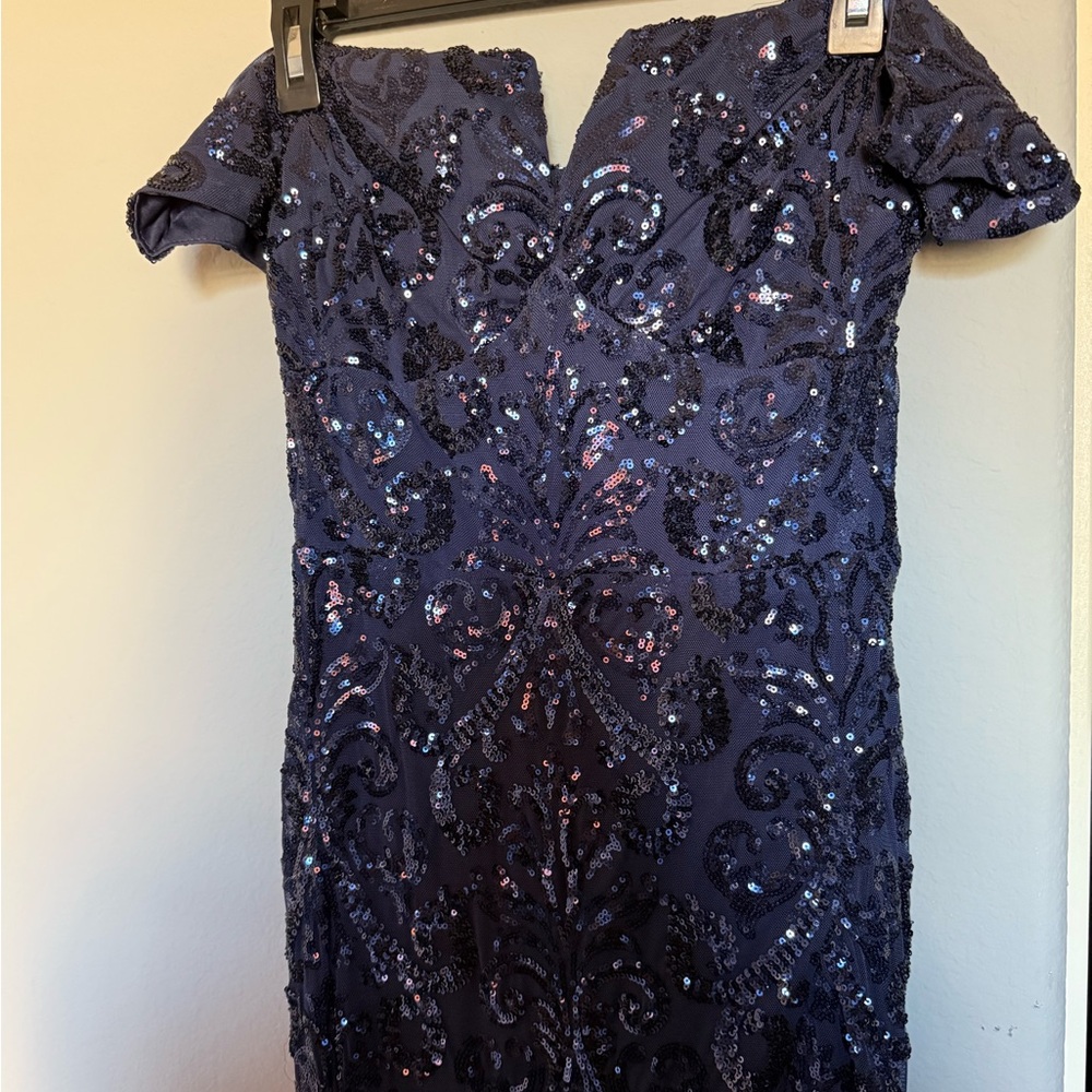 Off the Shoulder Sequin Dress